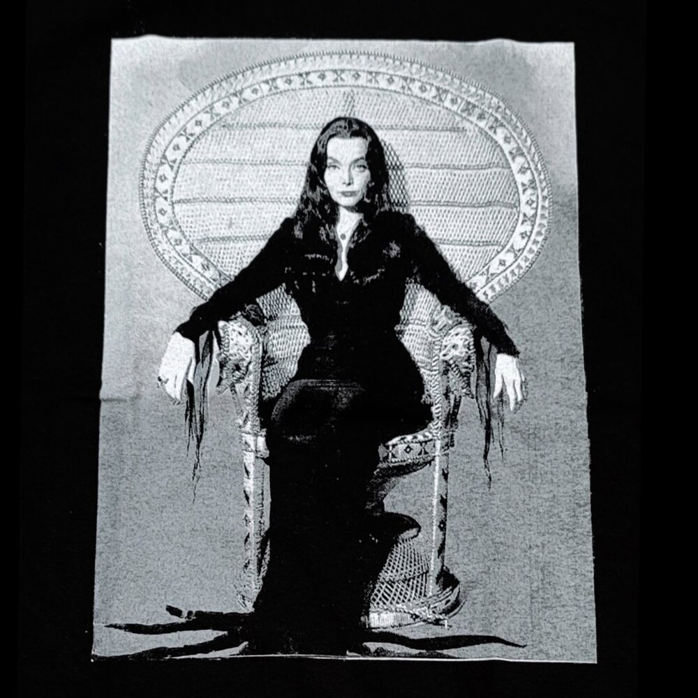 "Morticia Addams Gothic Portrait" Unisex T-Shirt – Small–3XL - Picture 2 of 3